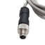 Used SMC D-F7BV Solid-State Auto Switch, PNP, 24VDC 40mA, 3-Pin M8 Male, 0.6m