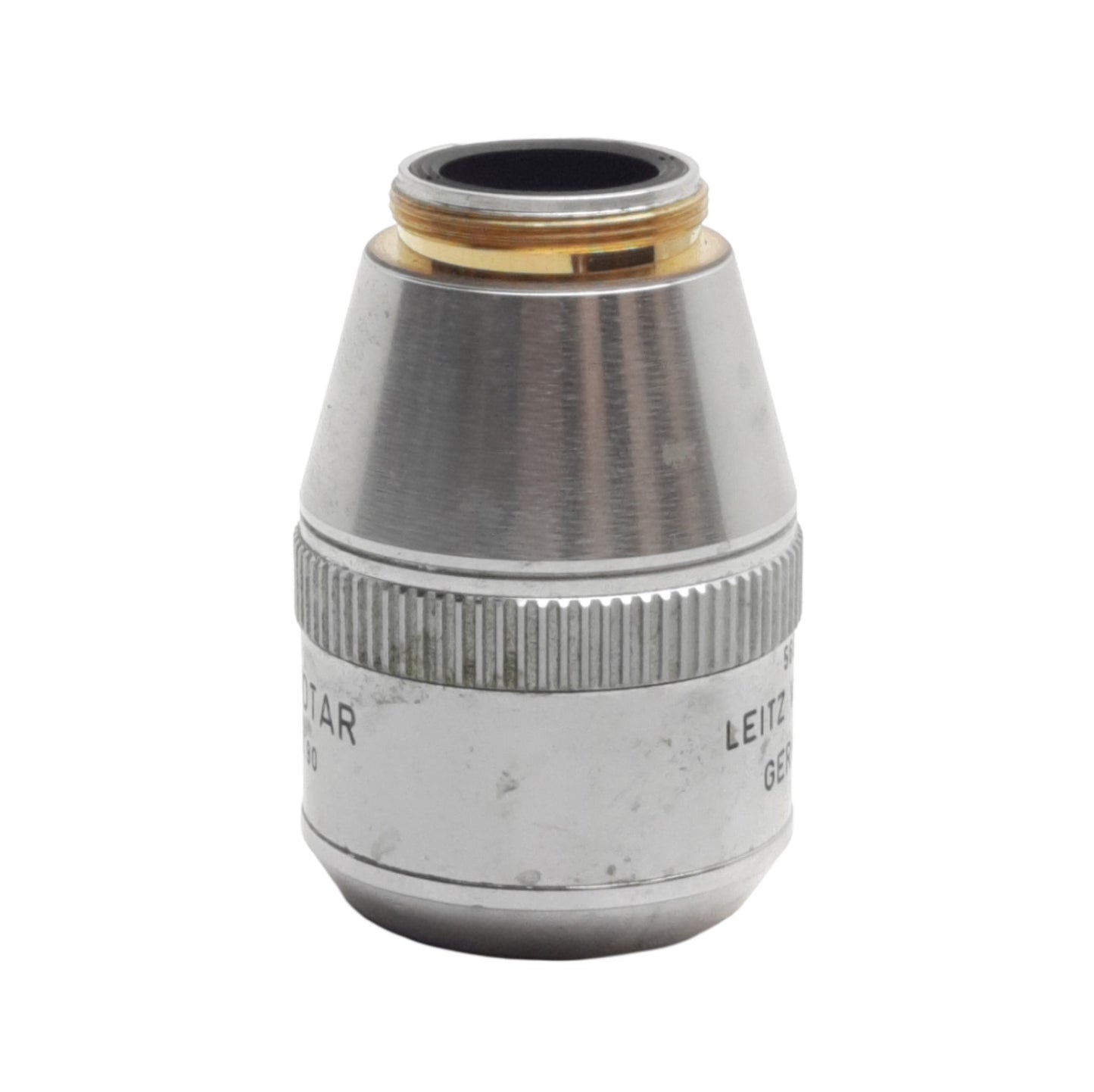 Used Leitz Wetzlar 569272 Microscope Objective Lens NPL Floutar 100x/0.9DF Dark Field