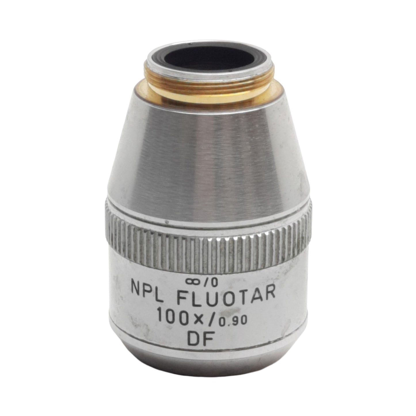 Used Leitz Wetzlar 569272 Microscope Objective Lens NPL Floutar 100x/0.9DF Dark Field