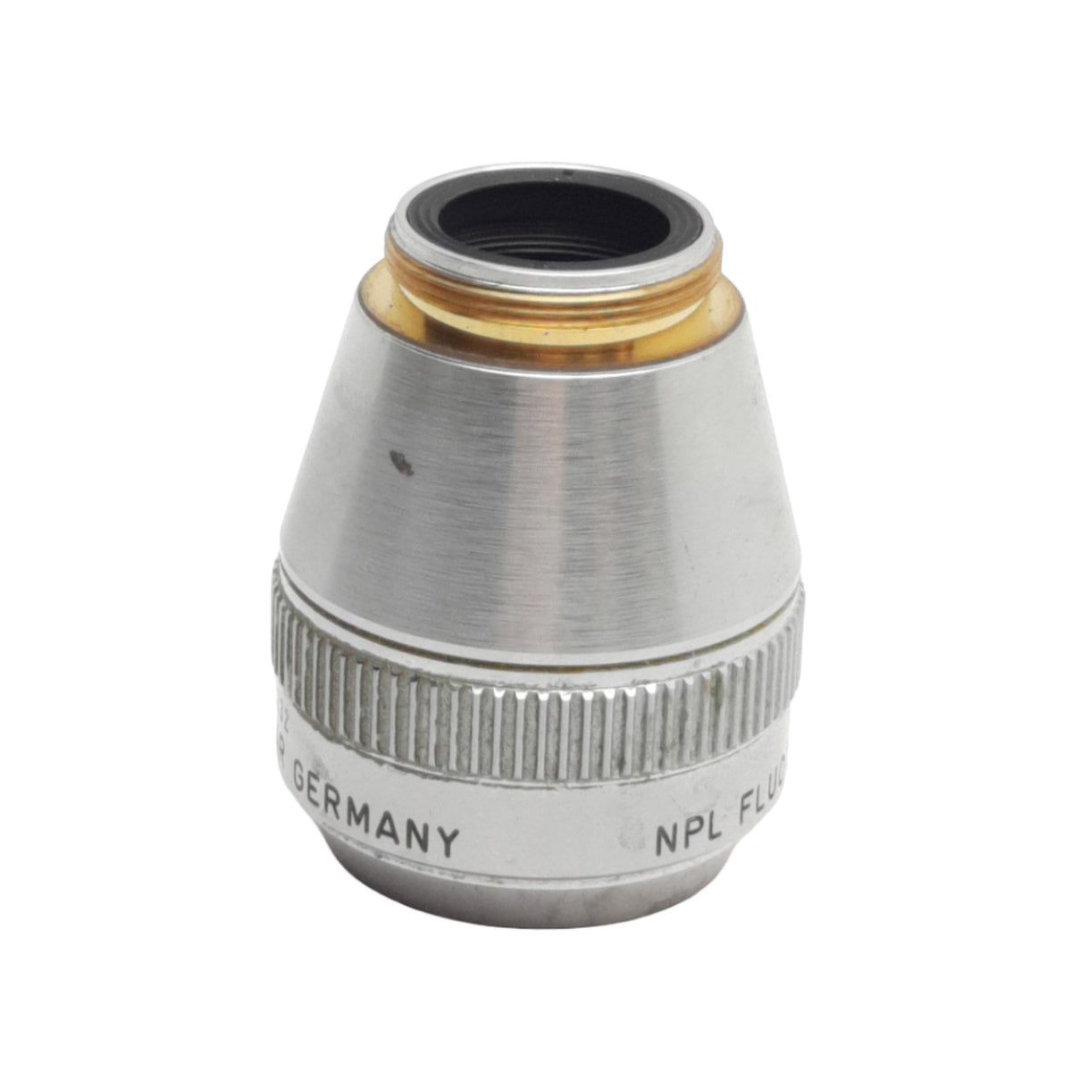 Used Leitz Wetzlar 569232 Microscope Objective Lens NPL Floutar 10x/0.22 Dark Field