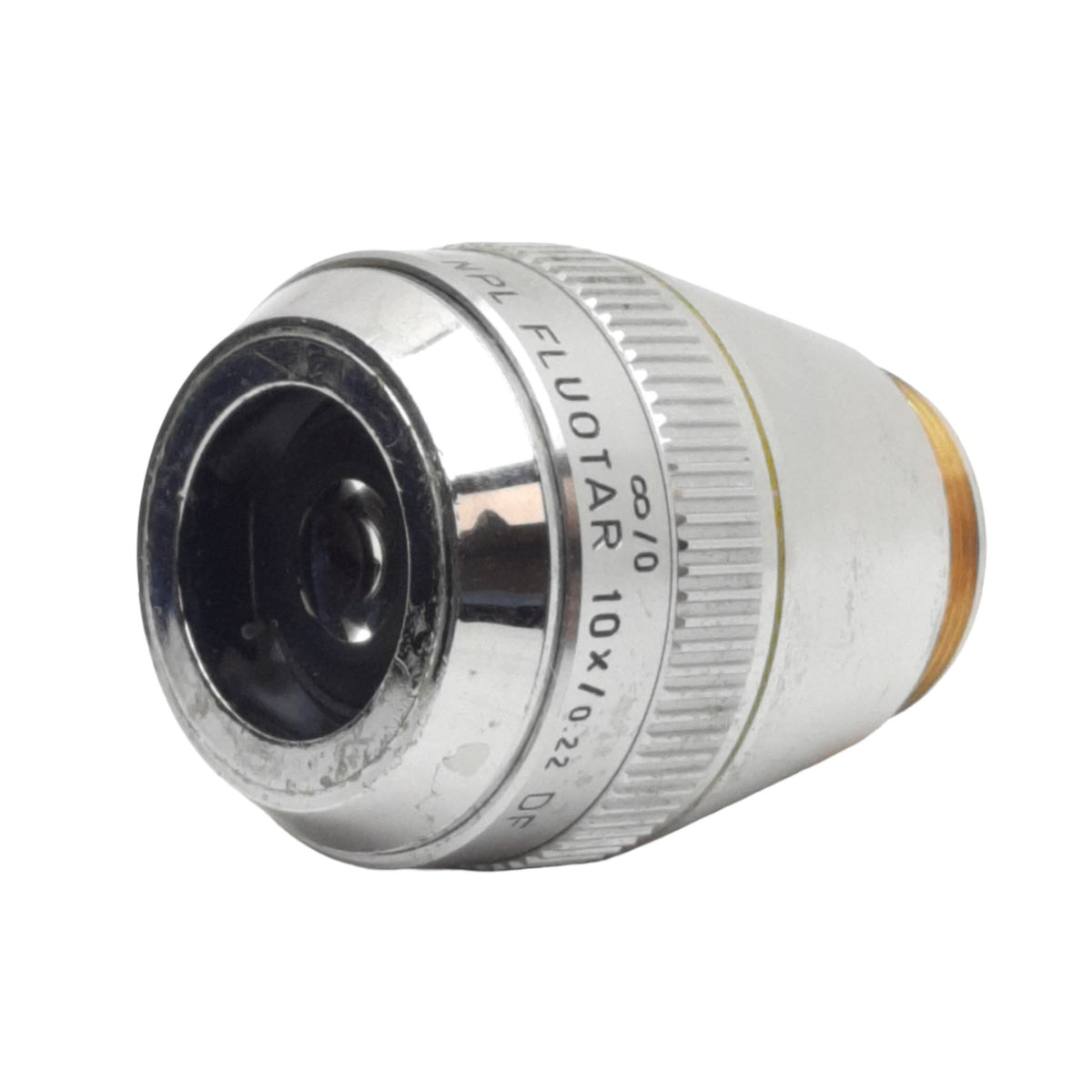 Used Leitz Wetzlar 569232 Microscope Objective Lens NPL Floutar 10x/0.22 Dark Field