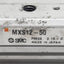 Used SMC MXS12-50 Pneumatic Slide Table, ø12mm Bore, 50mm Stroke, 0.7MPa, *Modified*