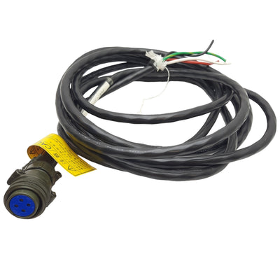 Used Denso 410141-1830 Servo Cable For RC5 SCARA Robot System, 15ft, 4-Pin Connector