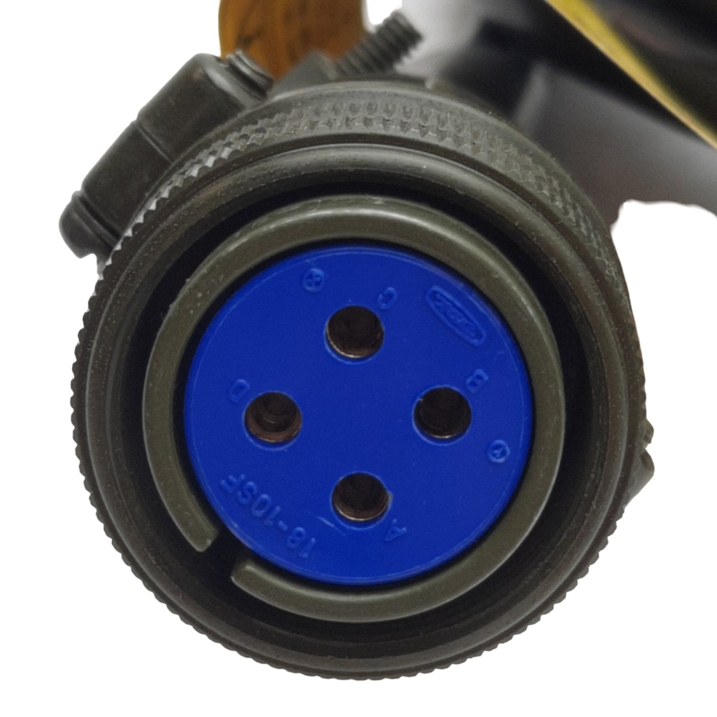 Used Denso 410141-1830 Servo Cable For RC5 SCARA Robot System, 15ft, 4-Pin Connector
