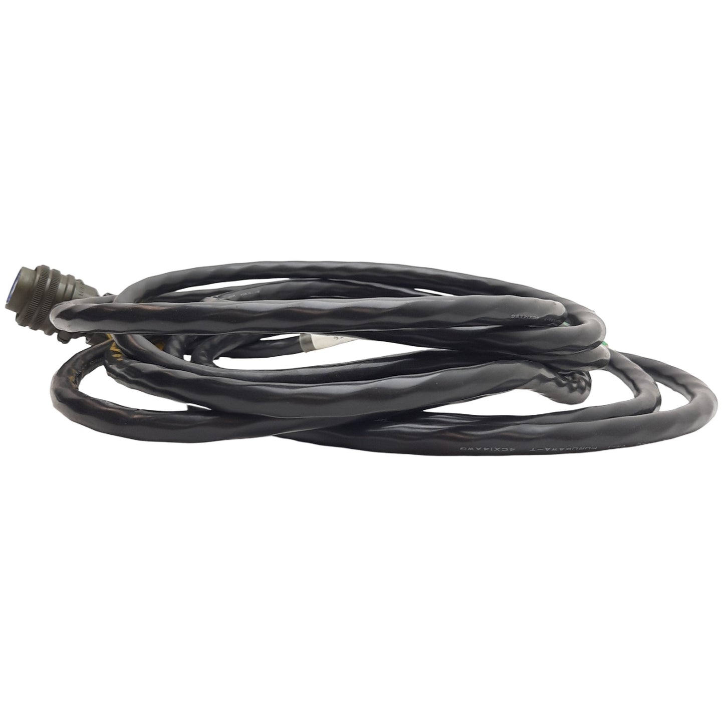 Used Denso 410141-1830 Servo Cable For RC5 SCARA Robot System, 15ft, 4-Pin Connector