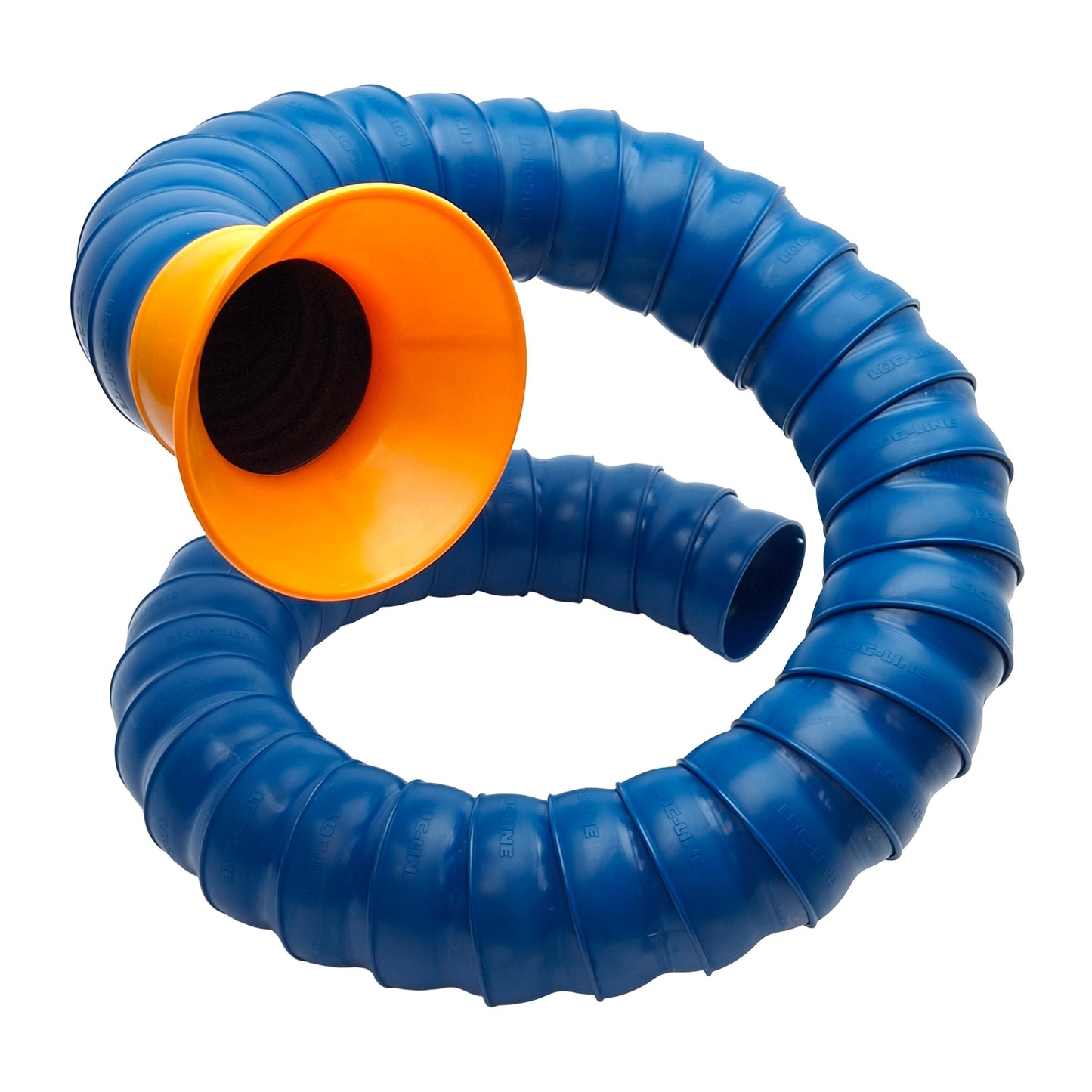 Used Loc-Line 81201 & 81203 Vacuum Hose w/ Round Nozzle, 2-1/2in System, 41 Segments