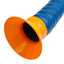 Used Loc-Line 81201 & 81203 Vacuum Hose w/ Round Nozzle, 2-1/2in System, 41 Segments
