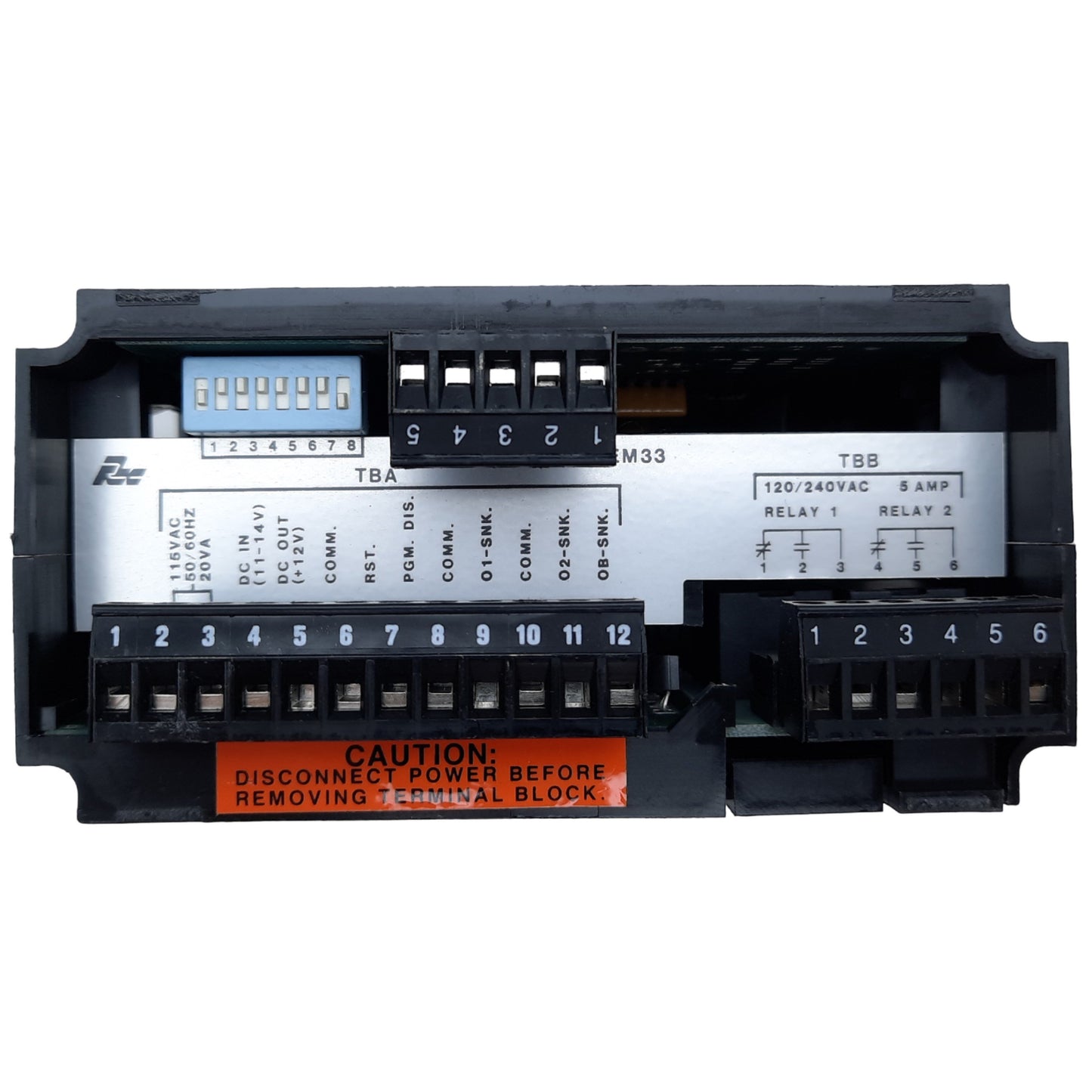 Used Red Lion Controls GEM33000 Batch Counter 6 Digit, 115/230 VAC, 11-14VDC at 0.7A