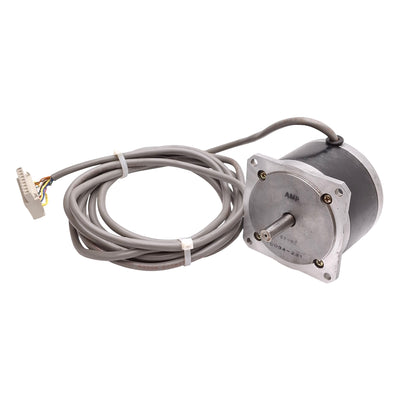 Used AMP 5034-231 Stepper Motor, 1.8°, 1.26VDC 1.4A, ø3/8in Shaft, 8-Wire, NEMA 34