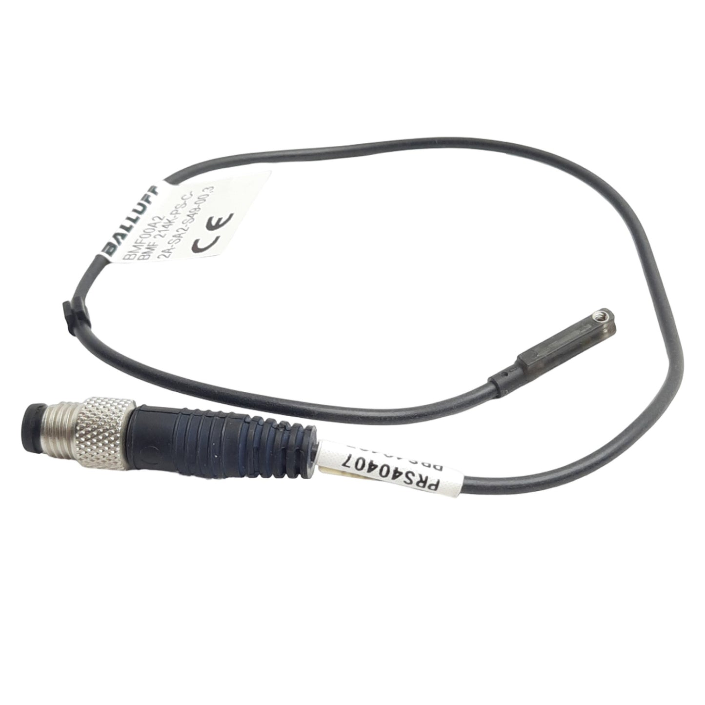 Used Balluff BMF 214K-PS-C-2A-SA2-S49-00,3 Cylinder Sensor, C-Slot, 10-30VDC, NPN NC