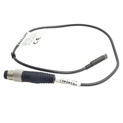 Used Balluff BMF 214K-PS-C-2A-SA2-S49-00,3 Cylinder Sensor, C-Slot, 10-30VDC, NPN NC