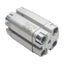 Used Festo AEVU-20-25PAS6 Compact Cylinder, ø20mm Bore, 25mm Stroke, 10bar, M5