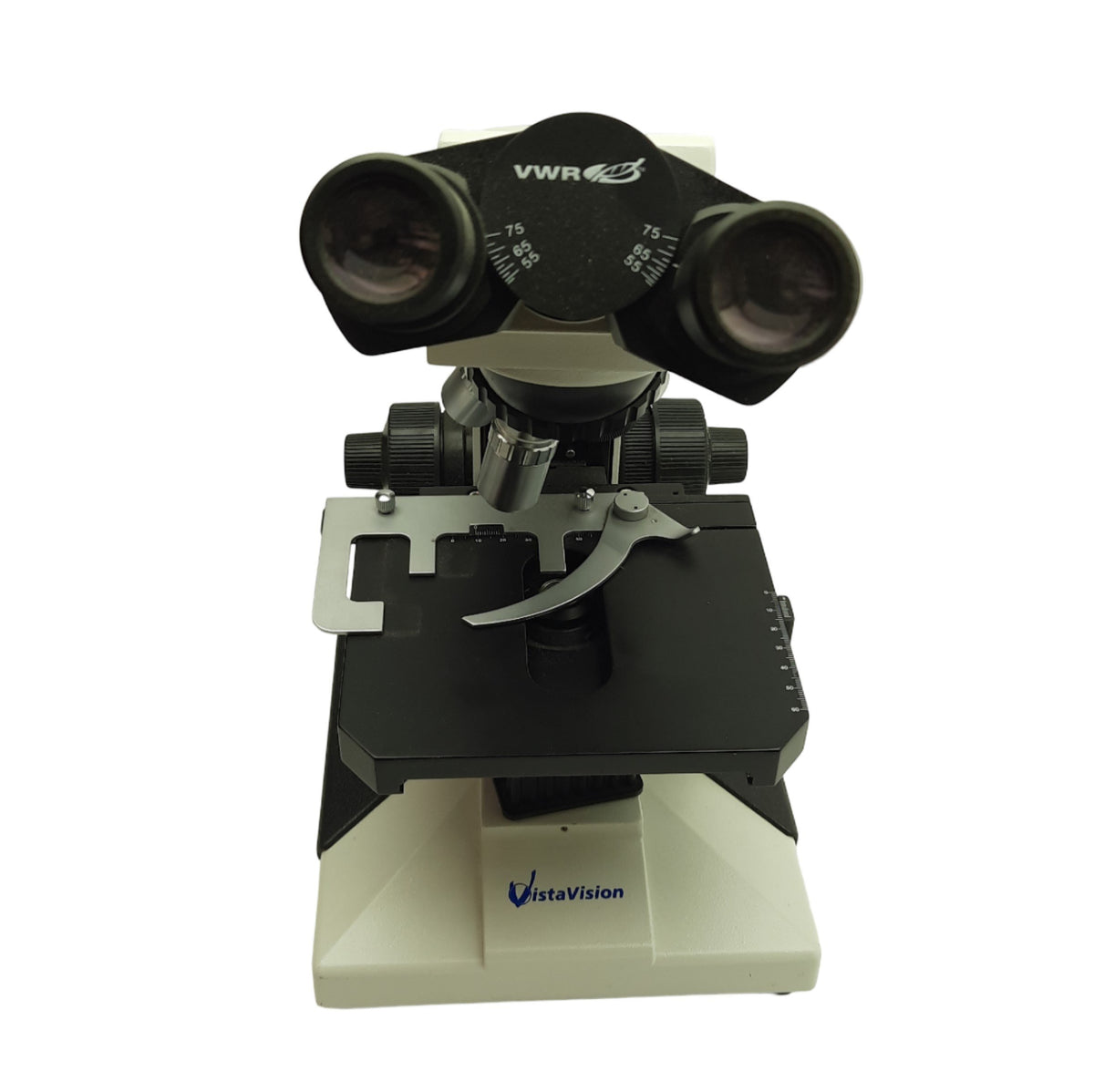 Used Vista Vision VWR Upright Binocular Compound Microscope, 10x Plan Eyepieces