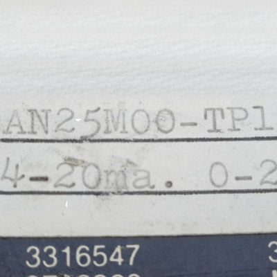 Used Analogic AN25M00-TP1 Measurometer II, FS 4-20maA, 0-2.50 x 1000 CFM, 117V AC