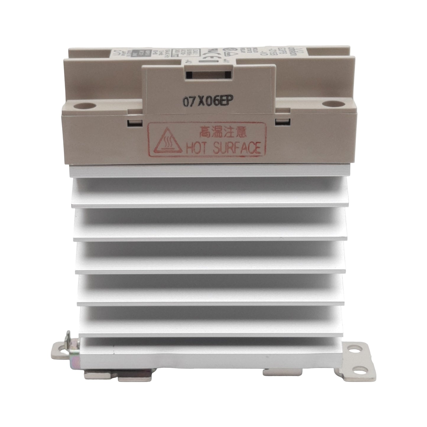 Used Omron G3PB-215B-VD Heatsink Solid-State Relay, 12-24VDC In, 100-240VAC 15A Load