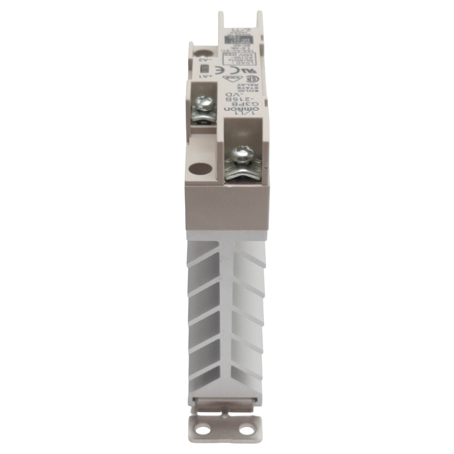 Used Omron G3PB-215B-VD Heatsink Solid-State Relay, 12-24VDC In, 100-240VAC 15A Load