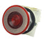 Used Schneider Electric 9001SKR9RH13 Red Maintained Push/Pull Button ø30mm, 1NO+1NC
