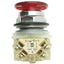 Used Schneider Electric 9001SKR9RH13 Red Maintained Push/Pull Button ø30mm, 1NO+1NC