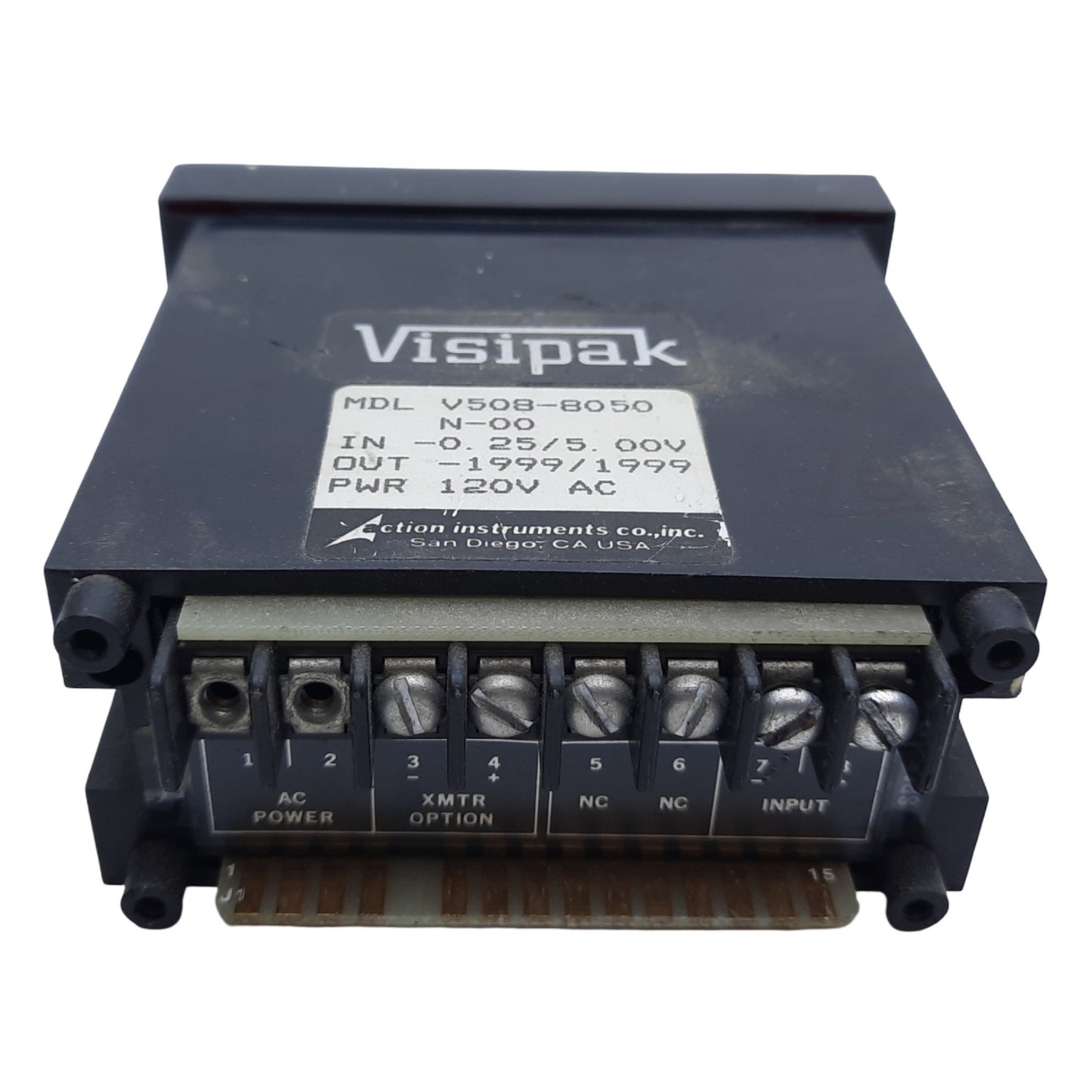 Used Action Instruments V508-011-8050-N-0 Digital Process Indicator, Power 120V AC