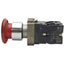 Used Schneider Electric ZB4BW643 Illuminated Momentary E-Stop Button ø22mm, 1NO+1NC