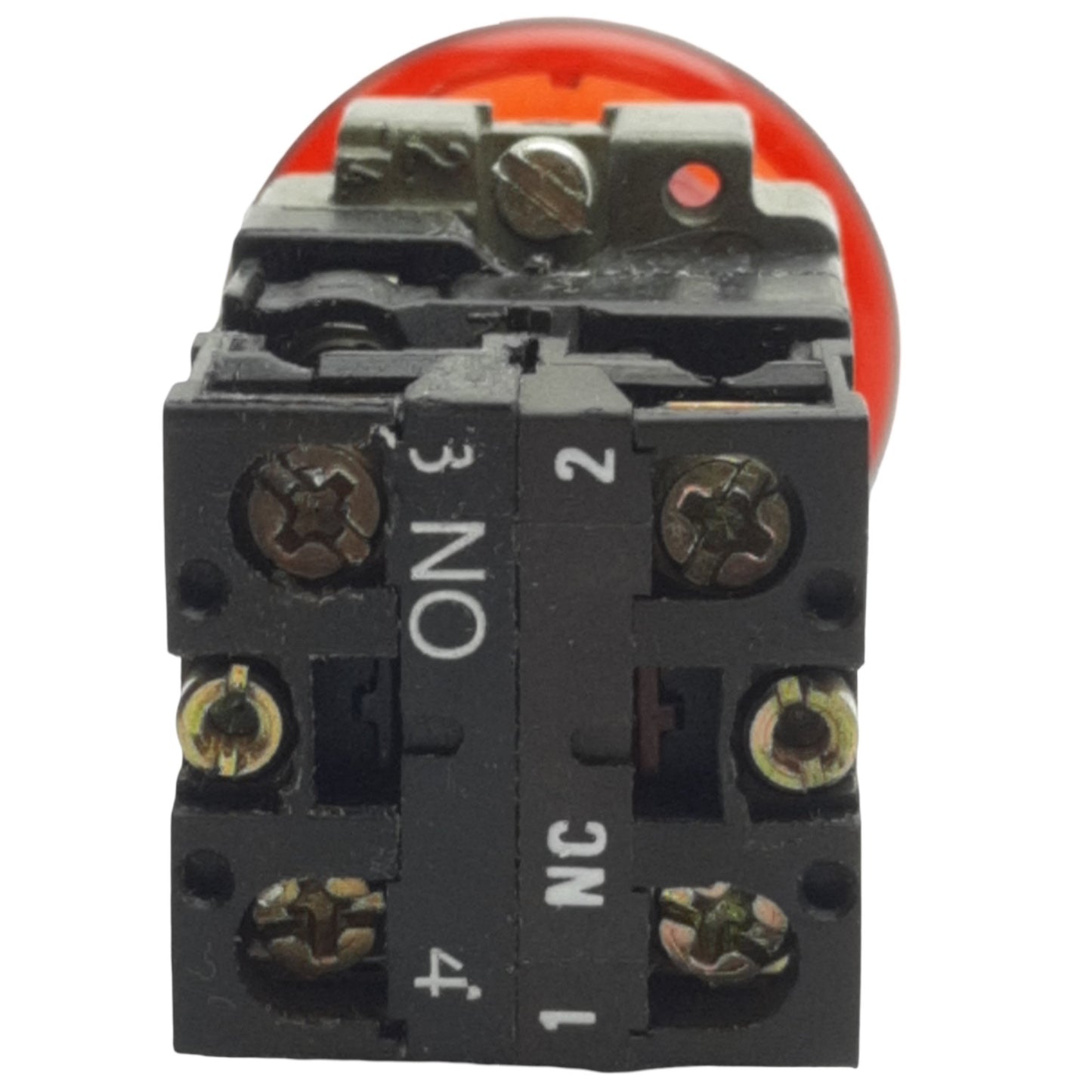 Used Schneider Electric ZB4BW643 Illuminated Momentary E-Stop Button ø22mm, 1NO+1NC