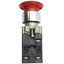 Used Schneider Electric ZB4BW643 Illuminated Momentary E-Stop Button ø22mm, 1NO+1NC