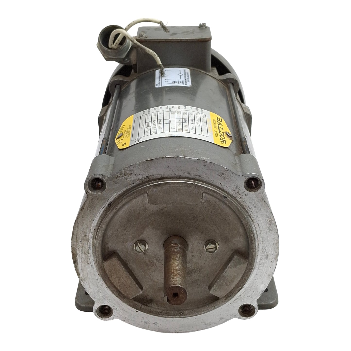 Used Baldor CDP3440 DC Motor, 0.75HP 90VDC 7.9A, 1750RPM, ø5/8in Shaft, 56C Frame