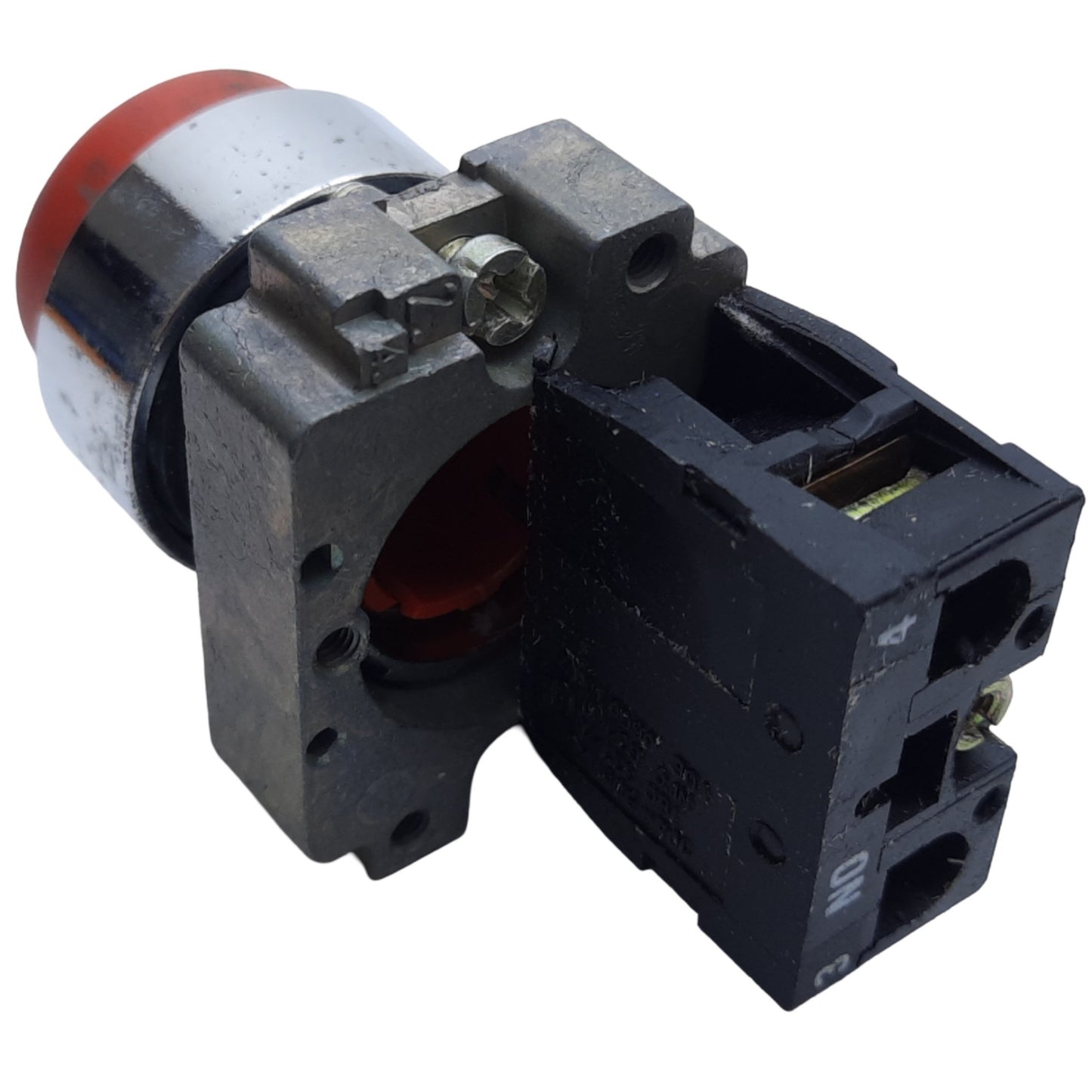 Used Schneider Electric ZB4BL4 Extended Push Button, Momentary, 1NO, ø22mm 600VAC/DC