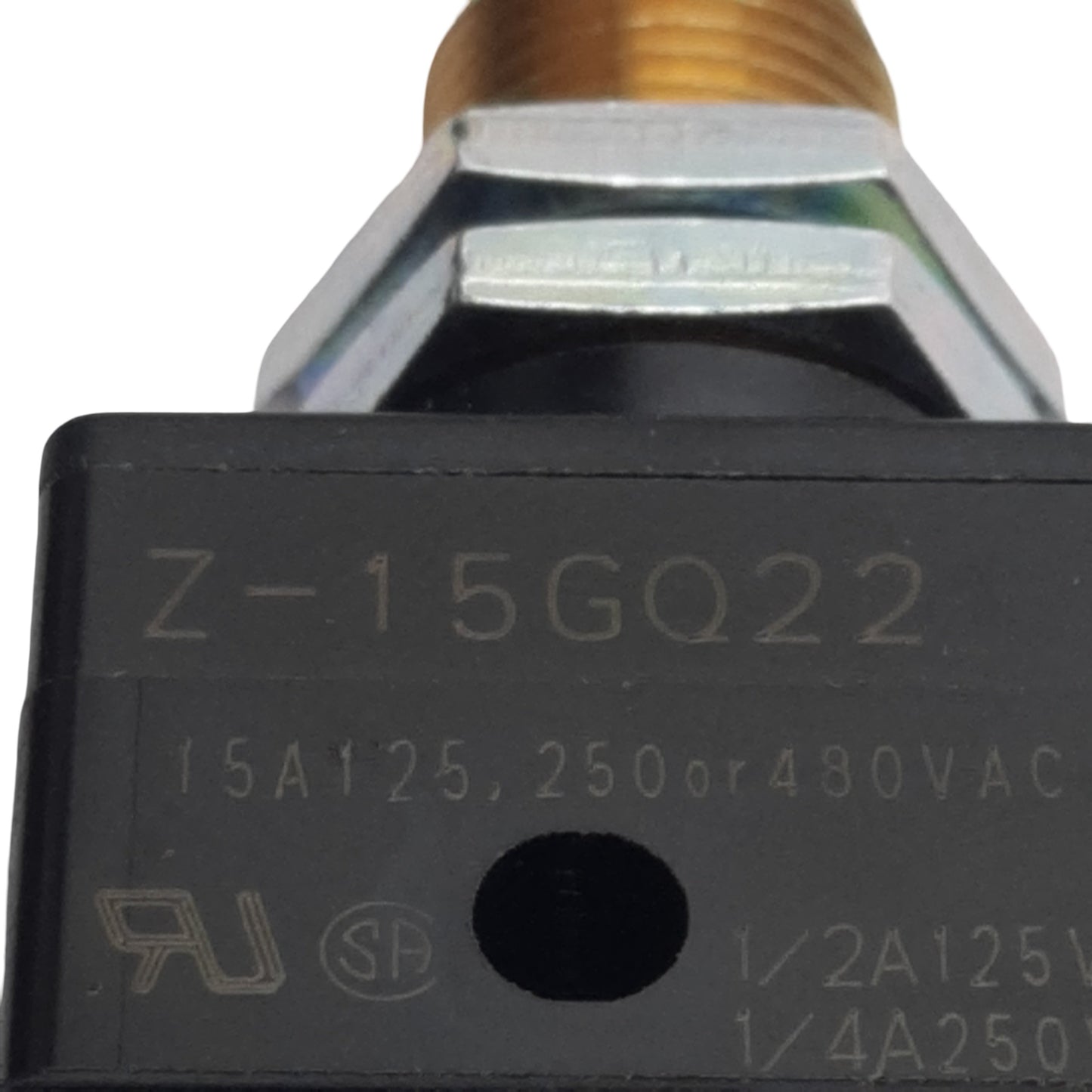 Used Lot of 2 Omron Z-15GQ22 General-Purpose Switch, 1N.C. 1N.O., 15A 125/480VAC