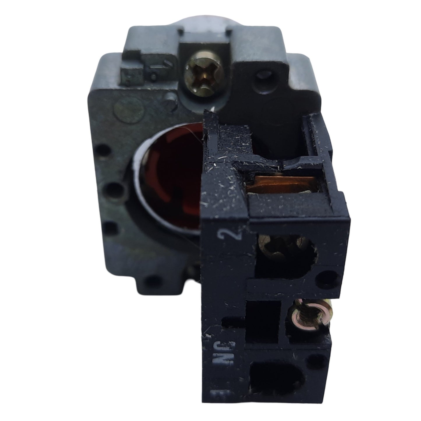 Used Schneider Electric ZB4BL4 Extended Push Button, Momentary, 1NC, ø22mm 600VAC/DC