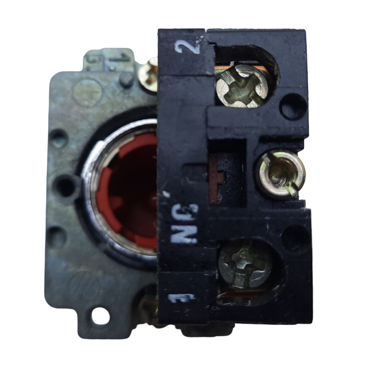 Used Schneider Electric ZB4BL4 Extended Push Button, Momentary, 1NC, ø22mm 600VAC/DC