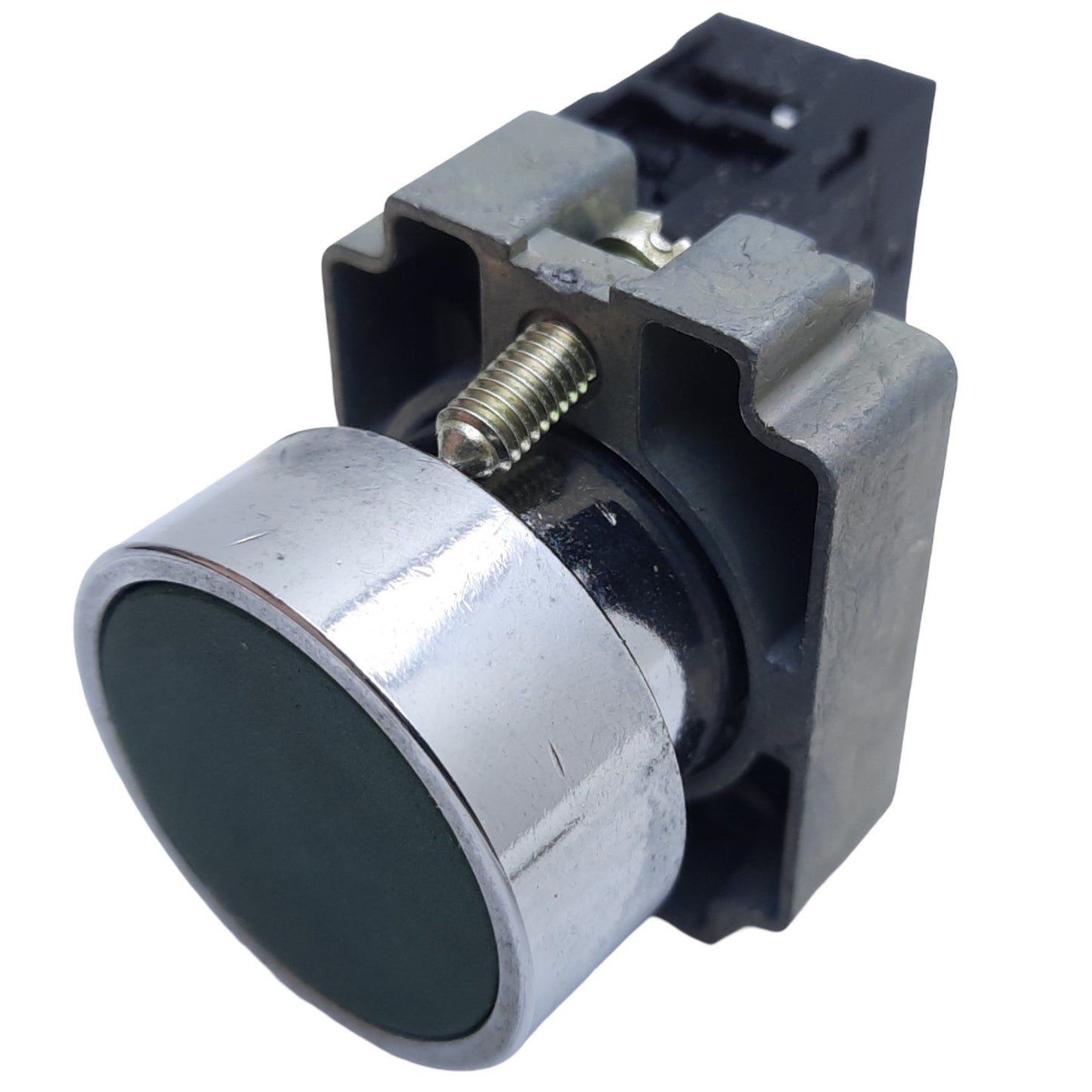 Used Schneider Electric ZB4BA3 Flush Push Button, Momentary, 1NO, ø22mm 600VAC/DC