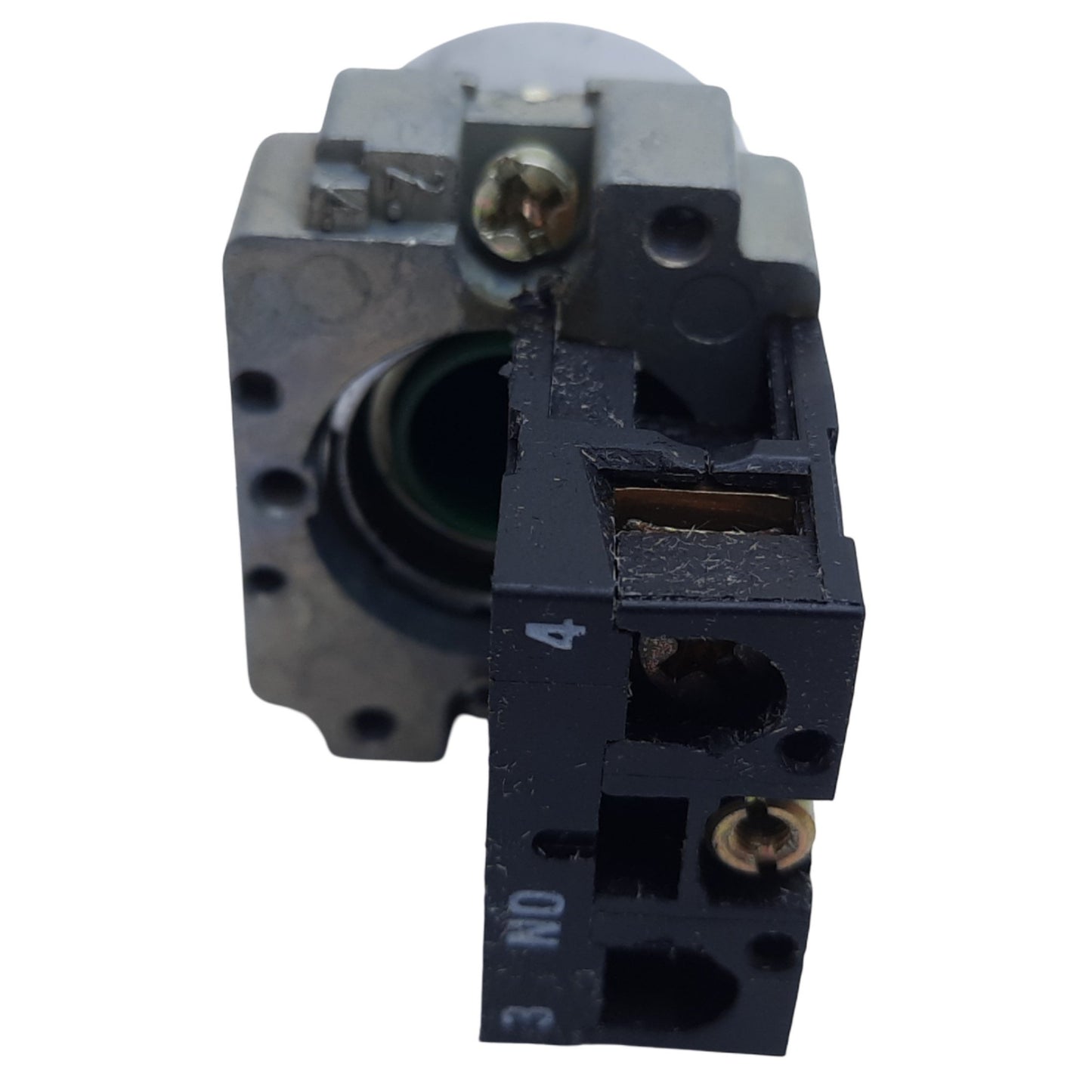 Used Schneider Electric ZB4BA3 Flush Push Button, Momentary, 1NO, ø22mm 600VAC/DC