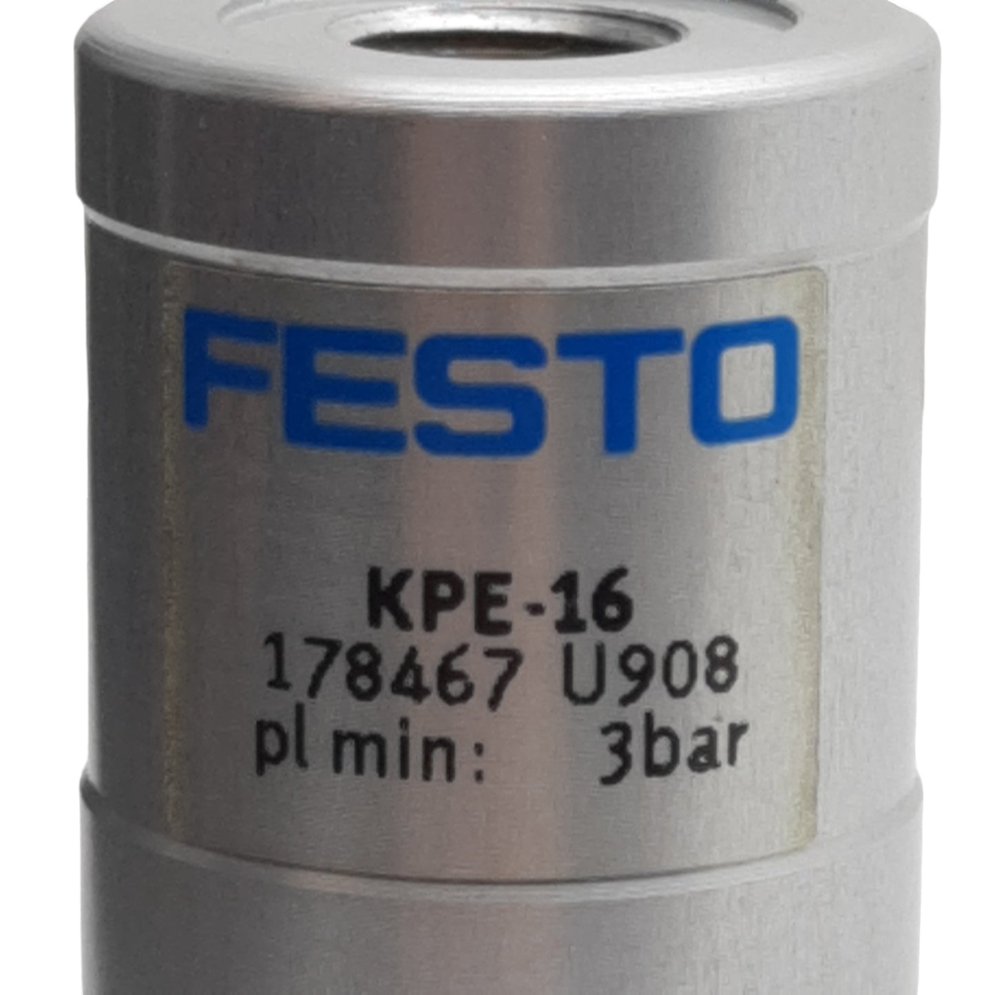 Used Festo KPE-16 178467 Clamping Unit, ø16mm Shaft, 1000N, 10bar, G1/8in, M6