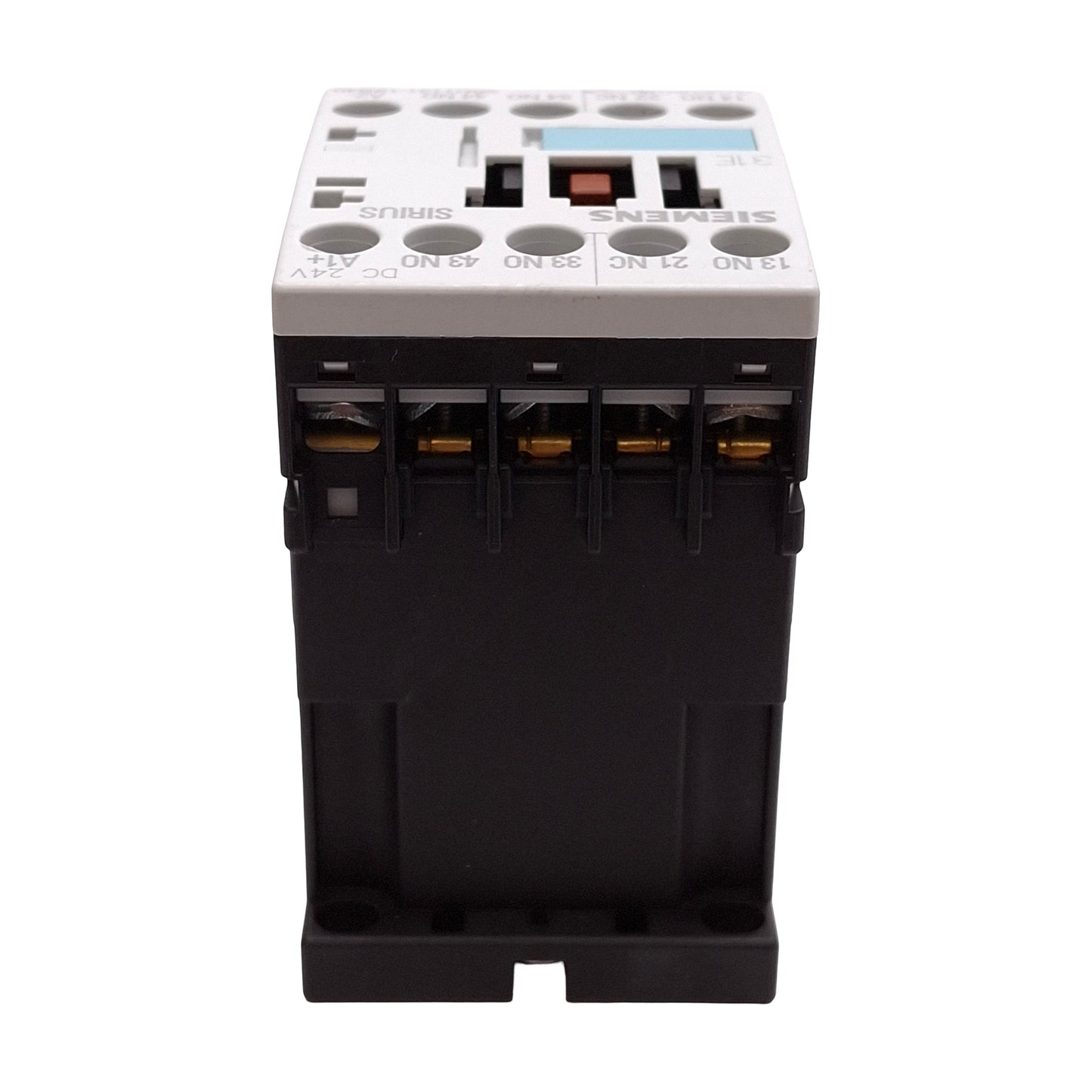 Used Siemens 3RH1131-1BB40 Contactor, 3NO+1NC, 1.1kW @ 400VAC 3A, 24VDC Coil