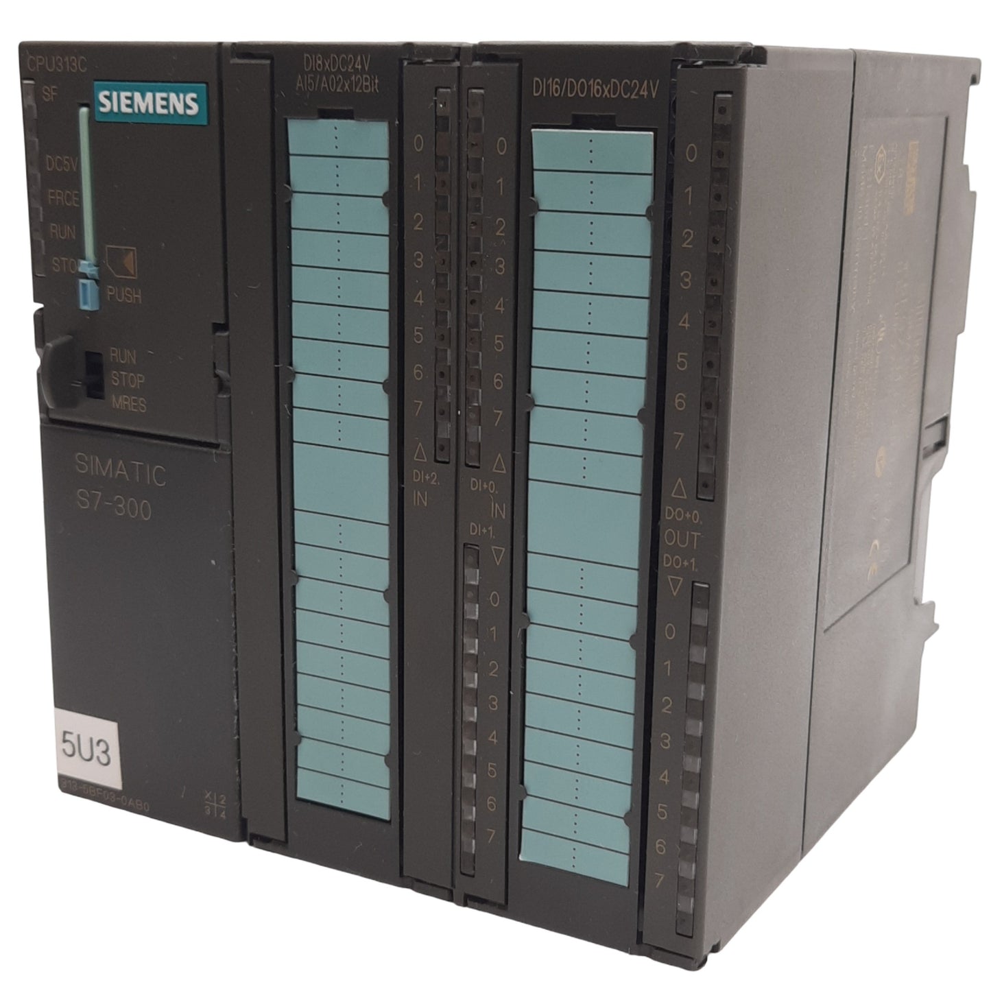 Used Siemens 6ES7313-5BF03-0AB0 SIMATIC S7 Compact CPU 24DI/16DO, 4AI/2AO, 64KB