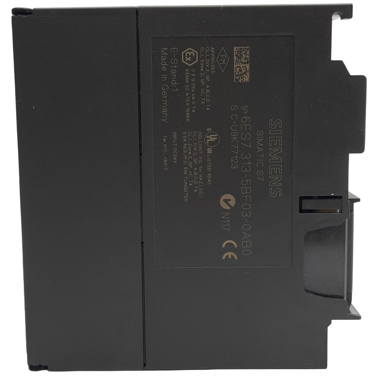 Used Siemens 6ES7313-5BF03-0AB0 SIMATIC S7 Compact CPU 24DI/16DO, 4AI/2AO, 64KB