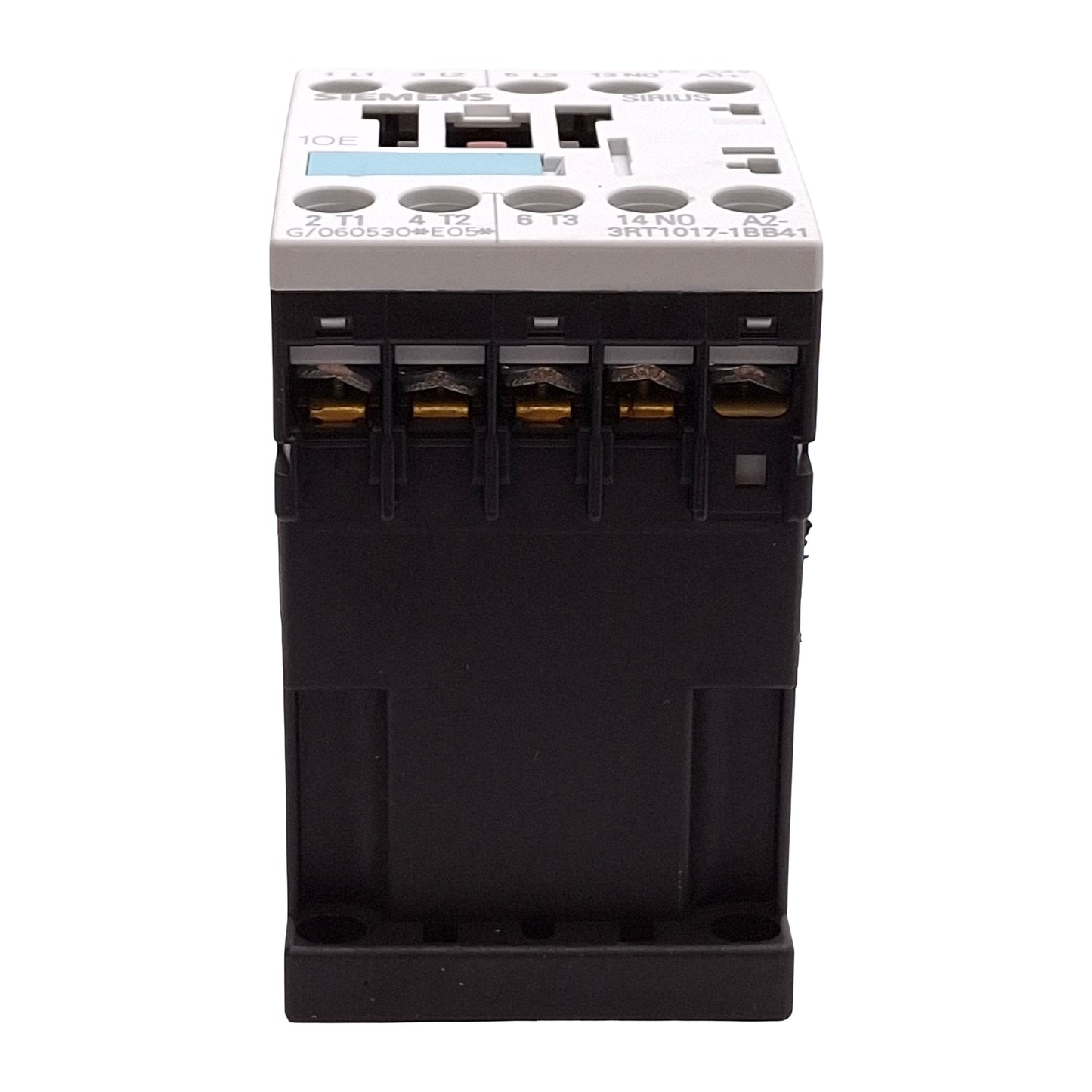 Used Siemens 3RT1017-1BB41 Contactor, 3-Pole + 1NO Aux, 5.5kW @ 400VAC, 24VDC Coil