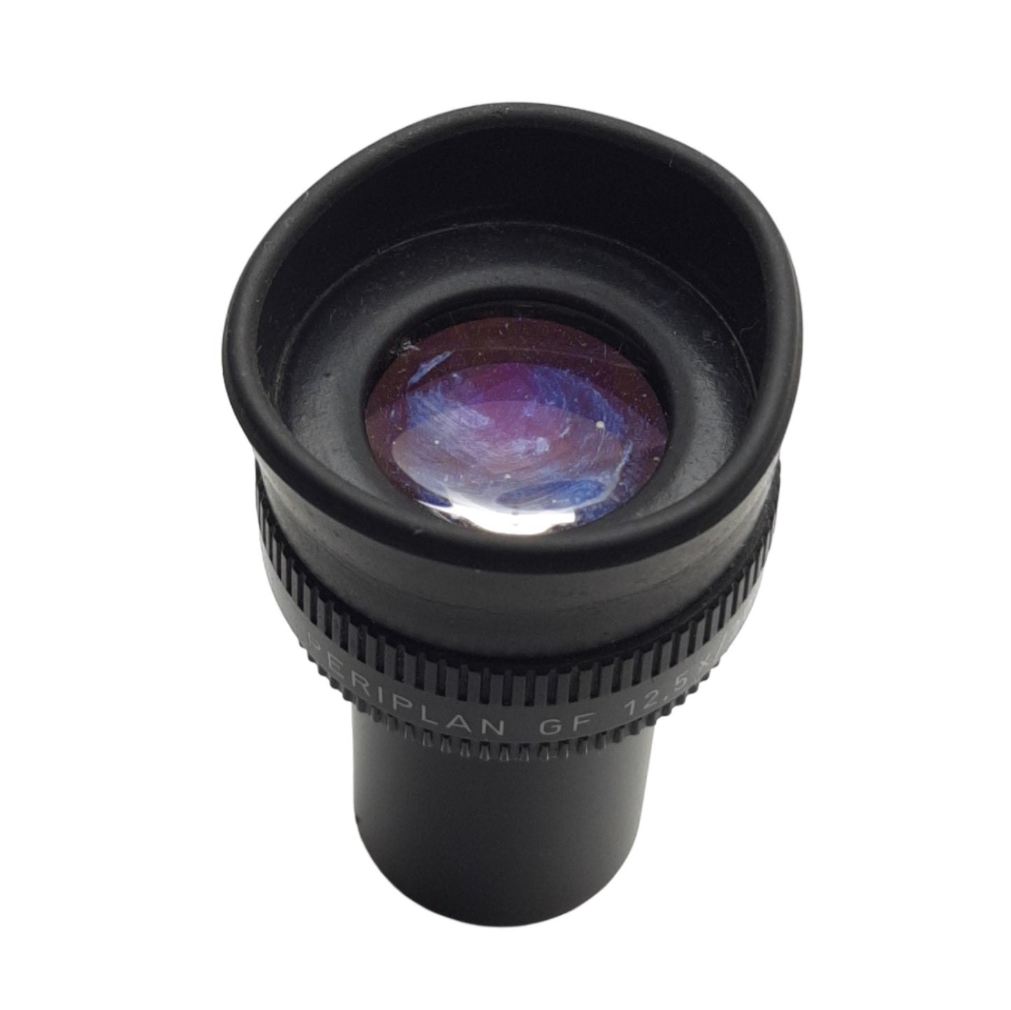 Used Leitz Wetzlar 519882 Adjustable Microscope Eyepiece Periplan GF 12.5x/20 *Crack*