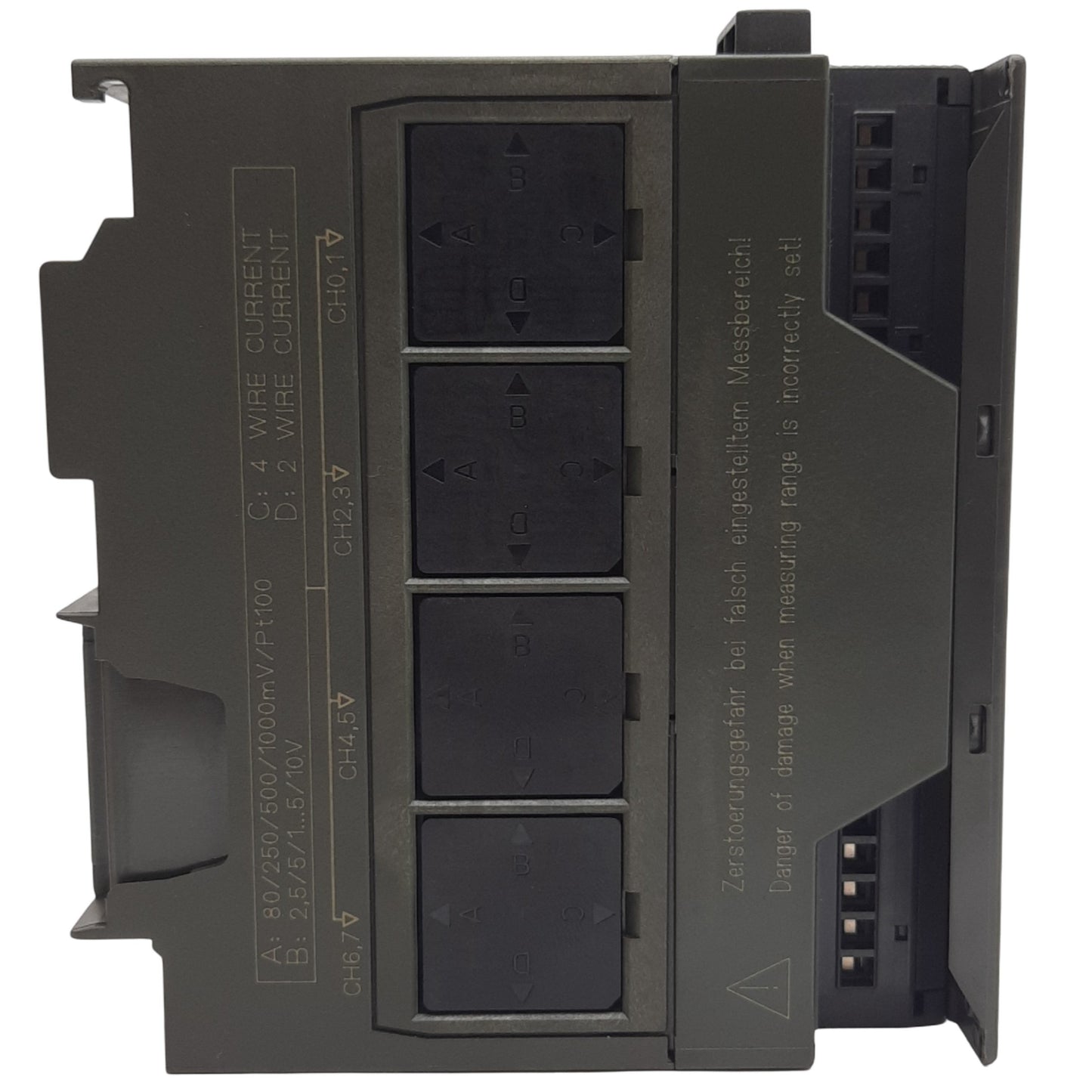 Used Siemens 6ES7 331-7KF02-0AB0 SIMATIC S7 Analog Input Module 8AI, 24VDC, 30mA