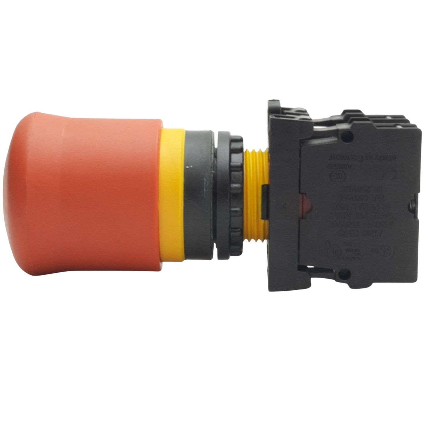 Used Eaton M22-PV-K02 Red Maintained E-Stop Push/Pull Button ø22.5mm, 2NC, 600VAC 10A