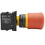 Used Eaton M22-PV-K02 Red Maintained E-Stop Push/Pull Button ø22.5mm, 2NC, 600VAC 10A