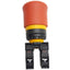 Used Eaton M22-PV-K02 Red Maintained E-Stop Push/Pull Button ø22.5mm, 2NC, 600VAC 10A