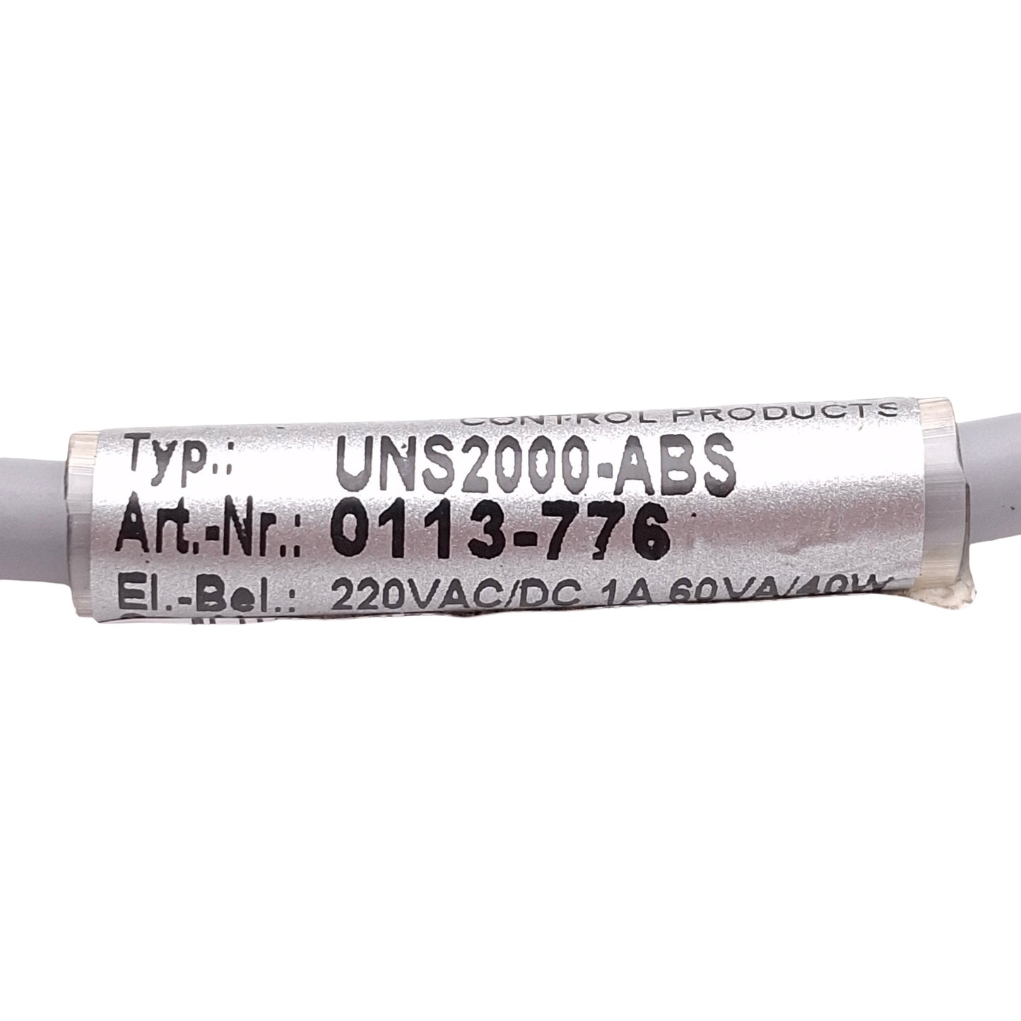 Used Barksdale 0113-776 UNS2000-ABS Level Switch, 220VAC/DC, 10.5in Stem, 6-Wire 34in