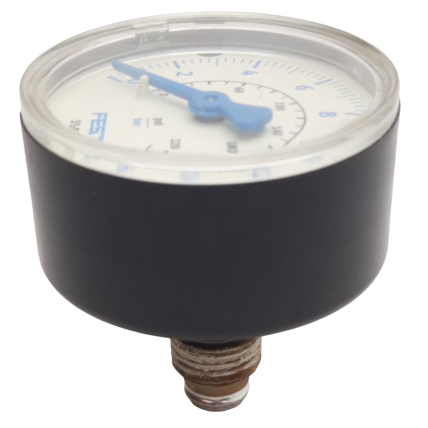 Used Festo 356759 Pneumatic Pressure Gauge 0-232psi Range, G1/4 Connector, ø1.9in