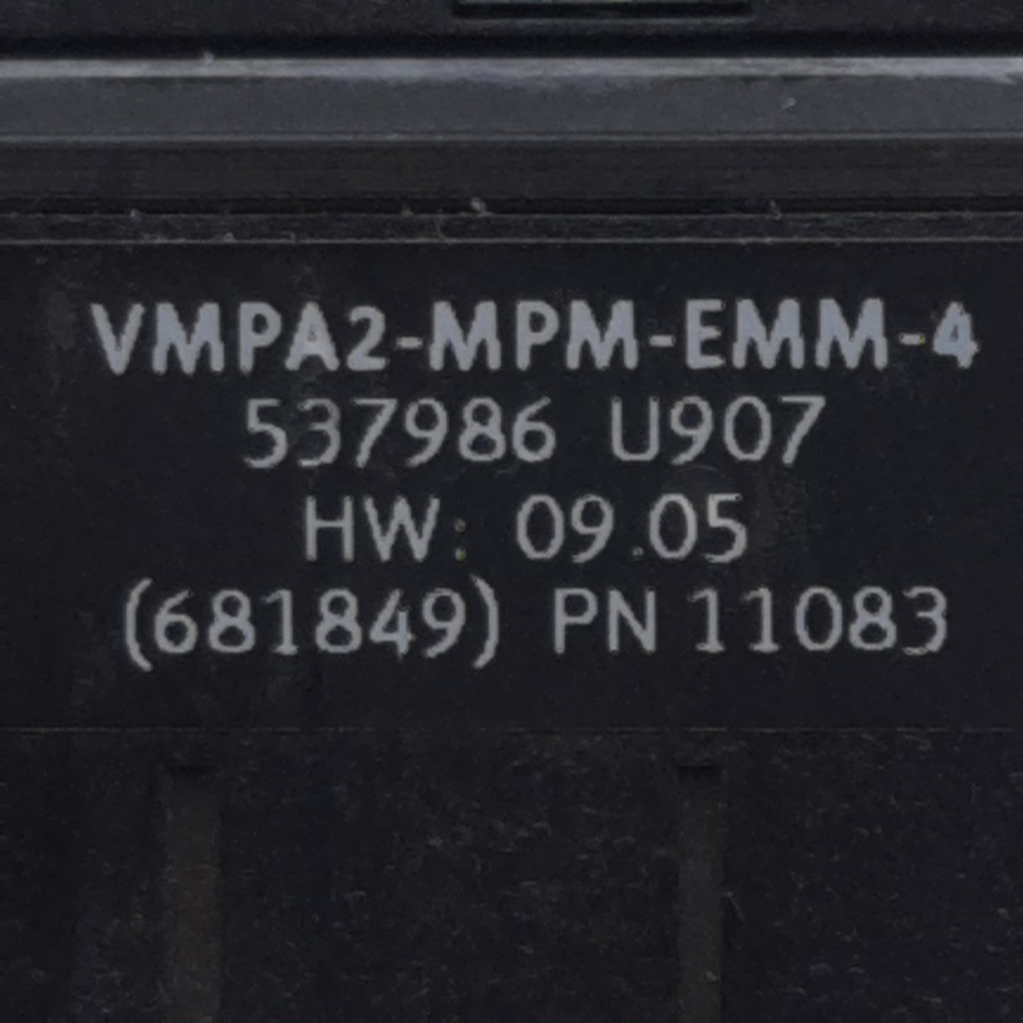 Used Festo VMPA2-MPM-EMM-4 537986 Electrical Module, 2-Position 4-Valve, 100mA