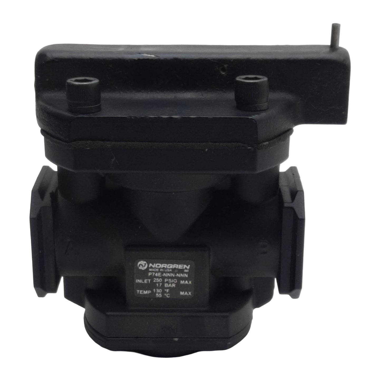 Used Norgren P74E-NNN-NNN Smooth Start Valve, 2/2-Way NC, 2-17bar, 4.0Cv, ø1/2in