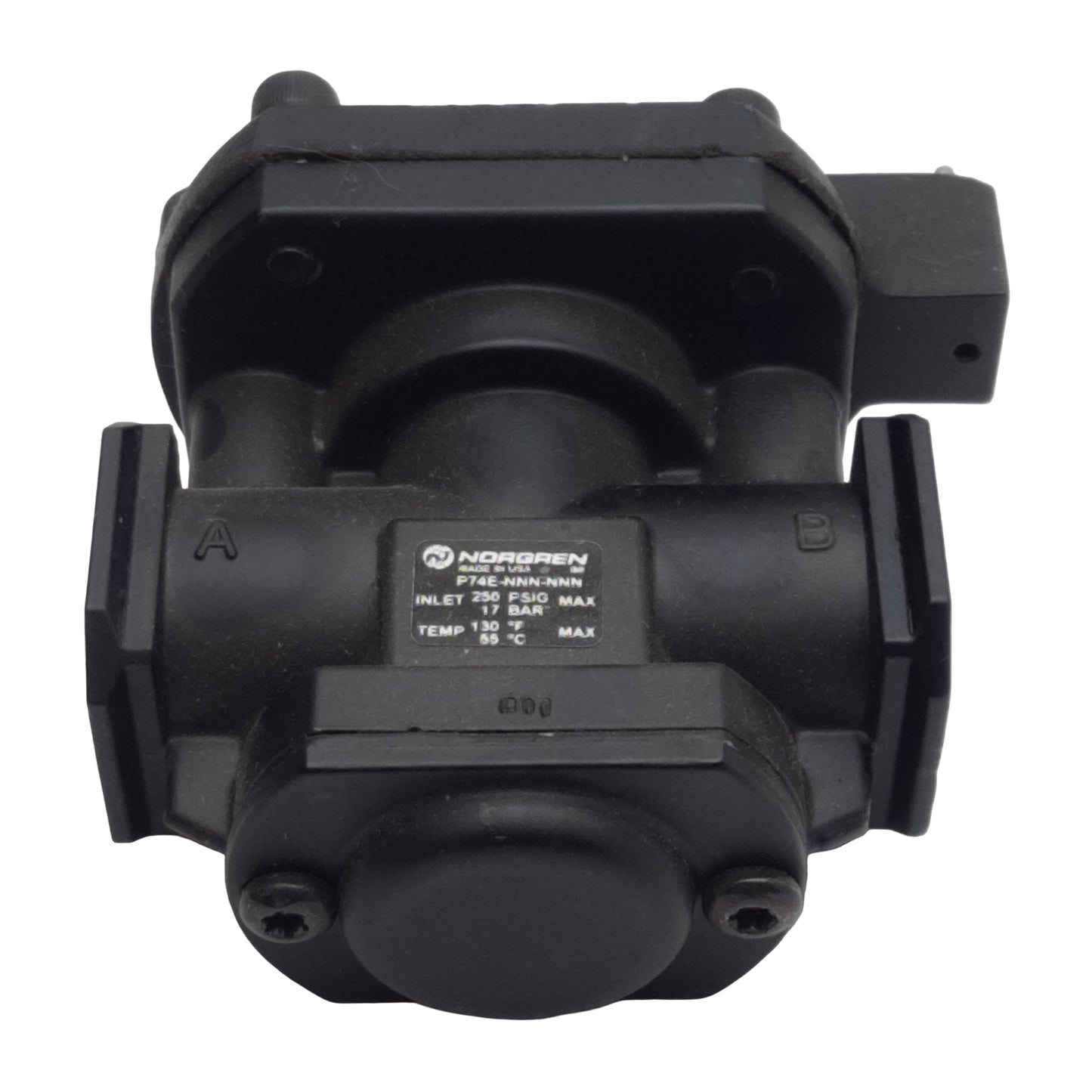 Used Norgren P74E-NNN-NNN Smooth Start Valve, 2/2-Way NC, 2-17bar, 4.0Cv, ø1/2in