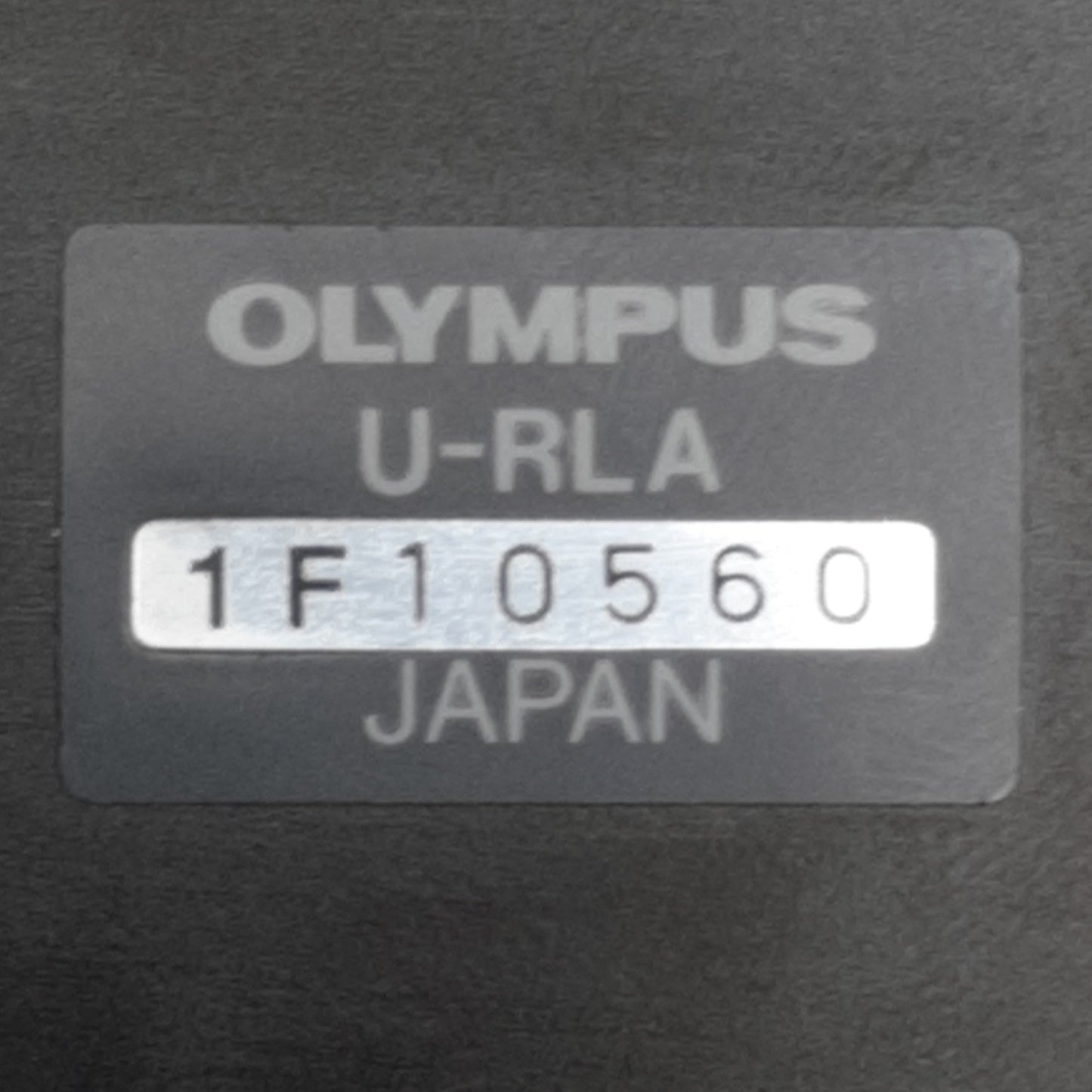 Used Olympus U-RLA Reflected Light Vertical Illuminator For BX30,40,50,60, & MX40