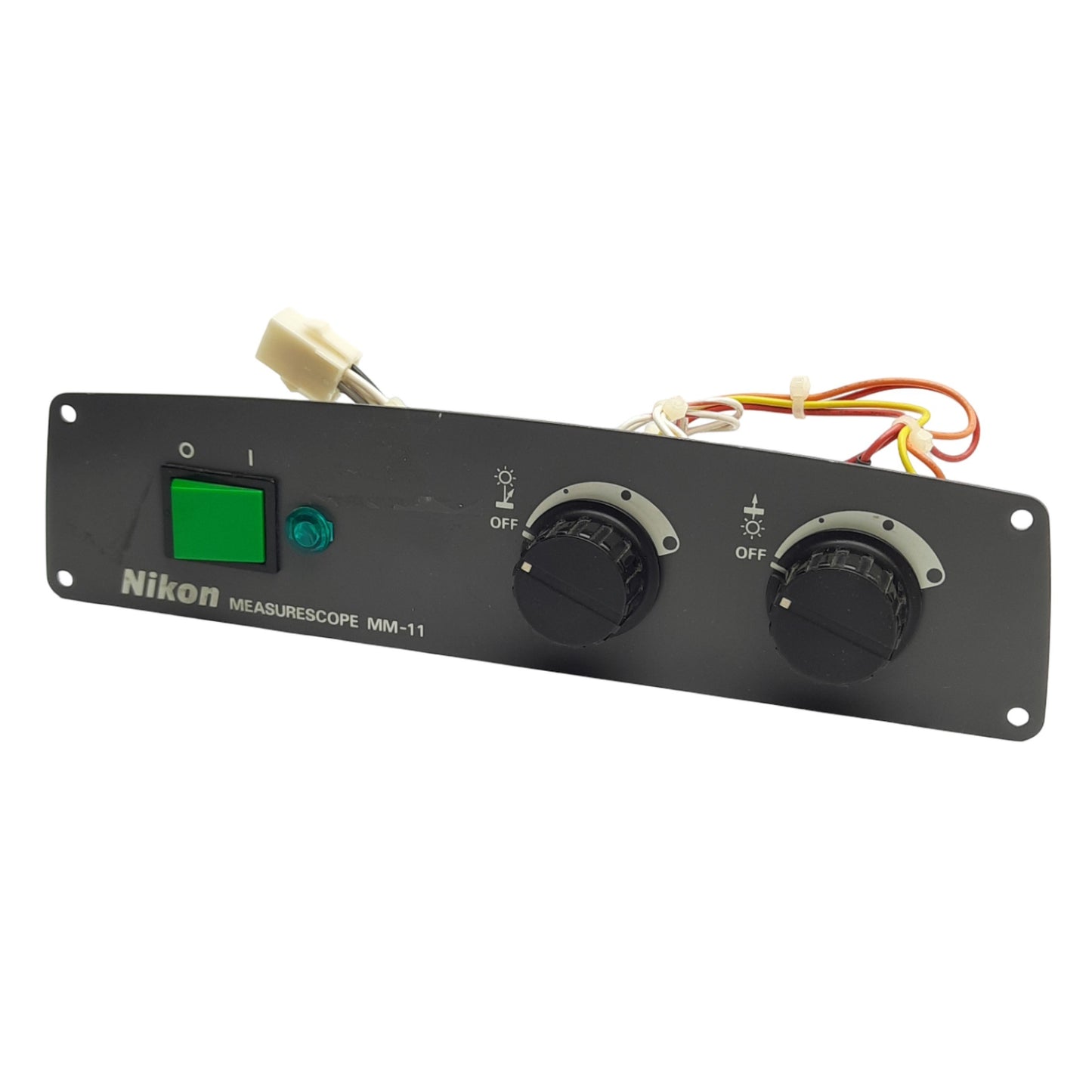 Used Nikon MM-11 Measurescope Microscope Front Panel Interface & Switch